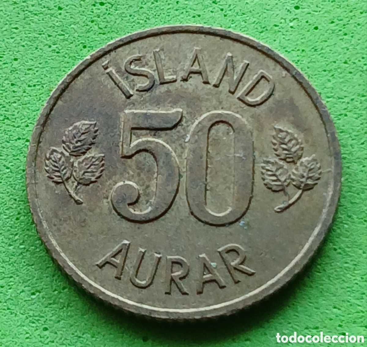 Monedas antiguas de Europa: Islandia 50 aurar 1969 km#17