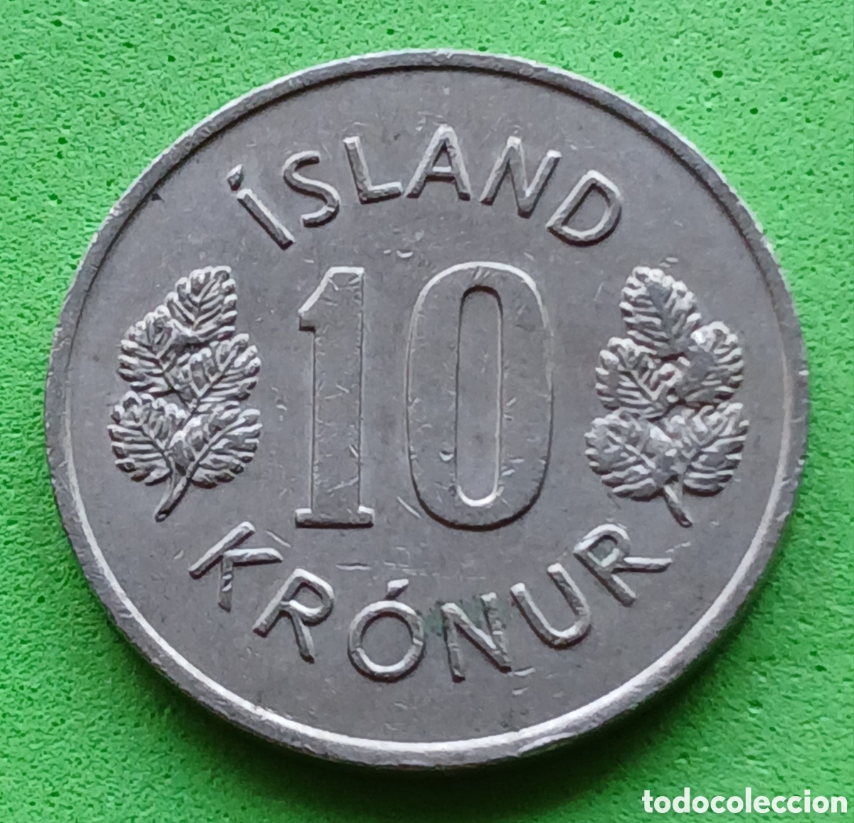 Monedas antiguas de Europa: Islandia 10 coronas 1976 km#15