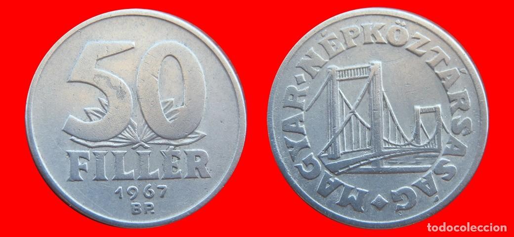Monedas antiguas de Europa: 50 FILLER 1967 HUNGRIA-151815