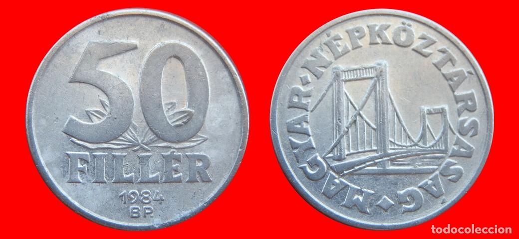 Monedas antiguas de Europa: 50 FILLER 1984 HUNGRIA-151816