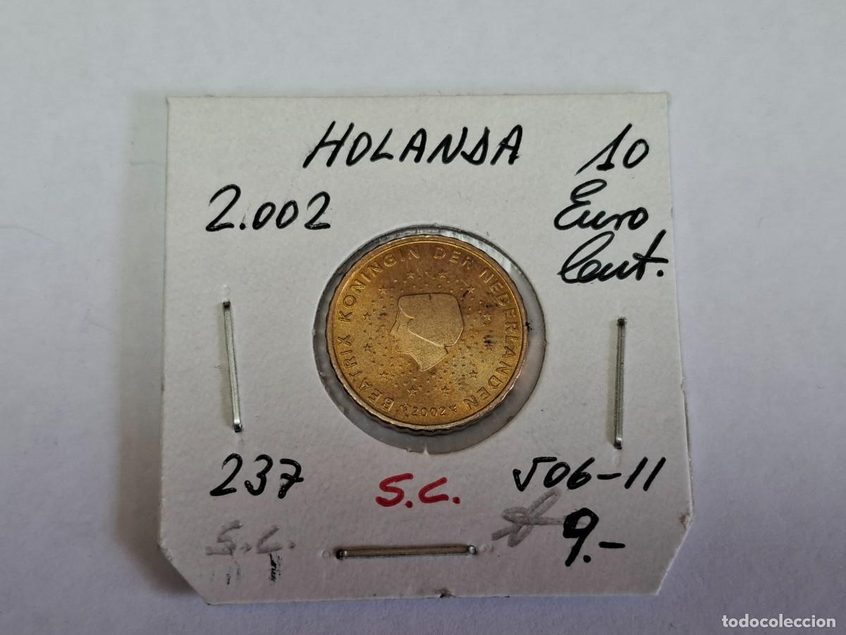 Monedas antiguas de Europa: 10 CENTIMOS DE EURO de 2002 KM 237 HOLANDA en SIN CIRCULAR