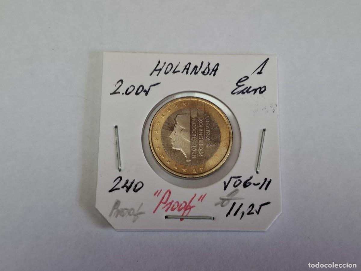 Monedas antiguas de Europa: 1 EURO de 2005 KM 240 HOLANDA en PROOF