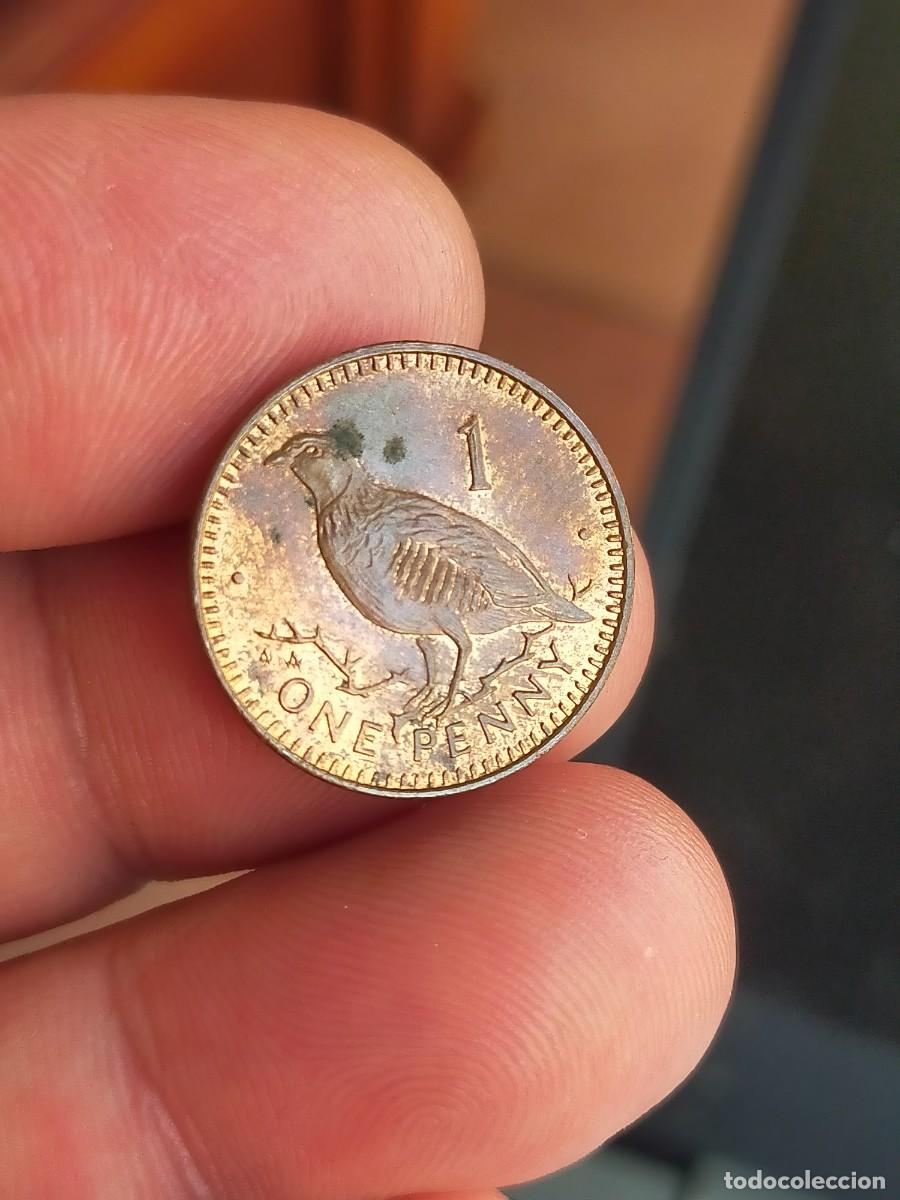 Alte M&uuml;nzen aus Europa: MONEDA DE 1 UN PENIQUE PENNY GIBRALTAR 1990 MUY BUENA CONSERVACION