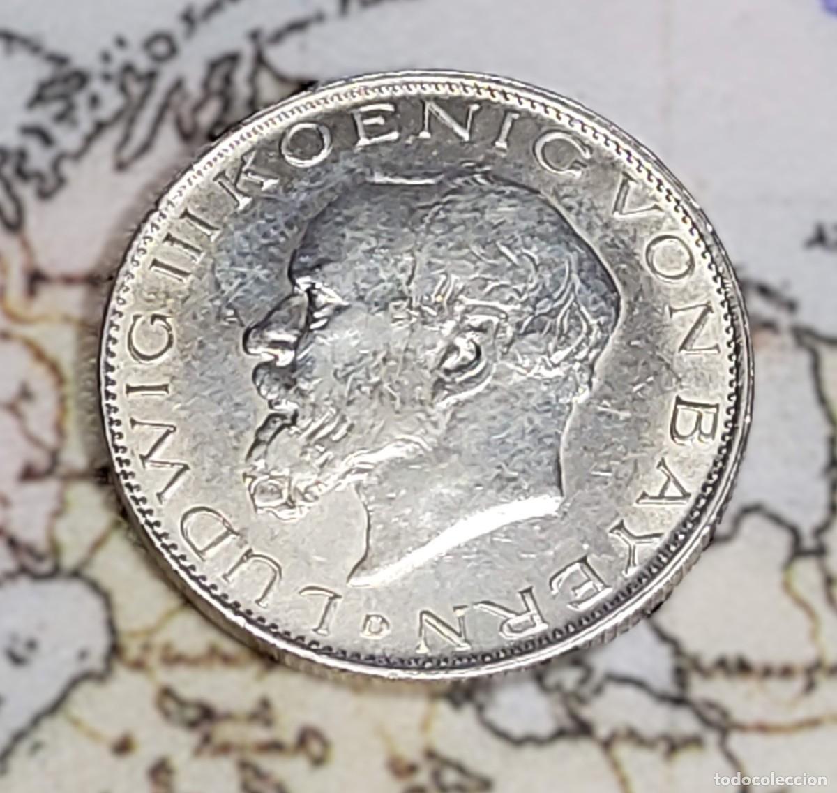 Monedas antiguas de Europa: 2 MARCOS DE PLATA DE ALEMANIA DEL A&Ntilde;O 1914-D.SIN CIRCULAR.LUJO