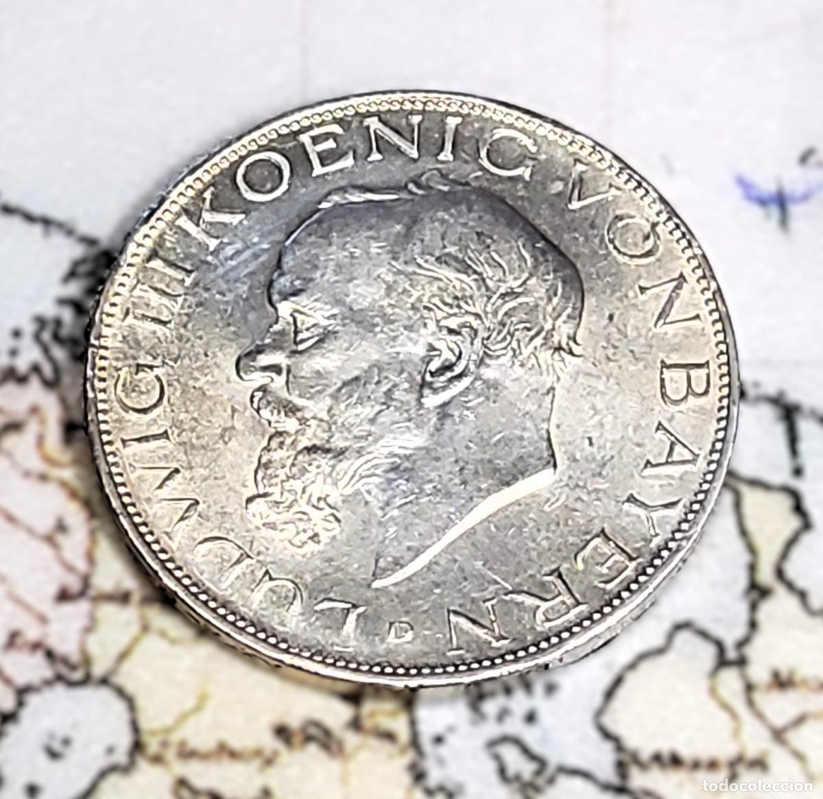 Monedas antiguas de Europa: 3 MARCOS DE PLATA DE ALEMANIA DEL A&Ntilde;O 1914-D.SIN CIRCULAR.LUJO