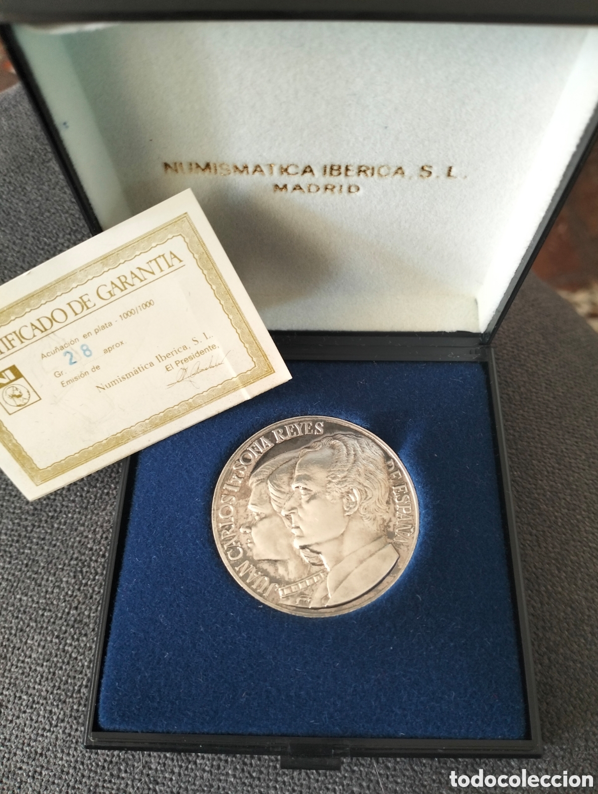 Monedas antiguas de Europa: Moneda Homenaje SSMM Plata 1000/1000 28g