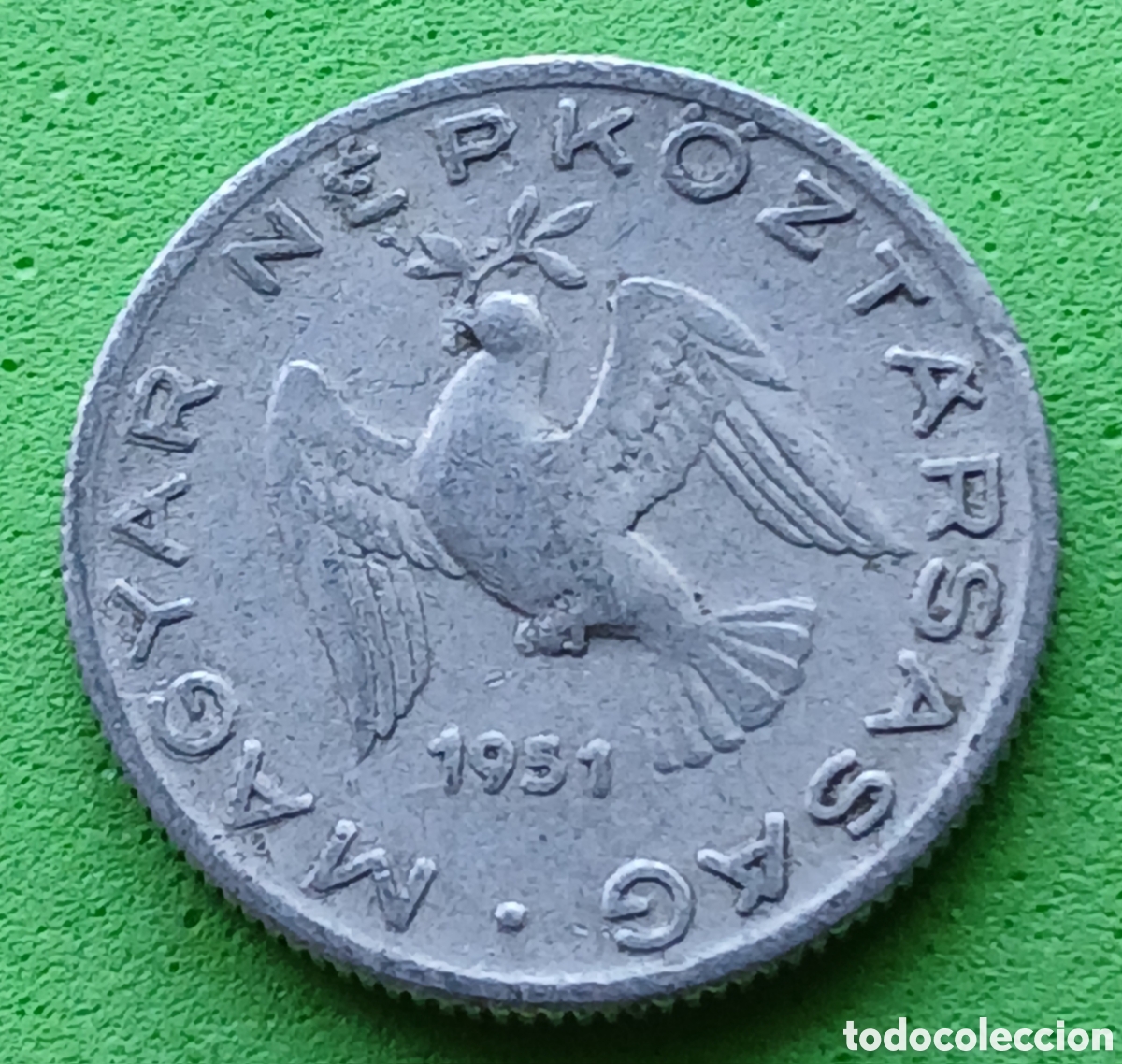 Monedas antiguas de Europa: Hungr&iacute;a 10 filler 1951 km#547