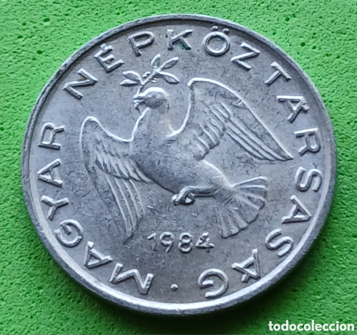Monedas antiguas de Europa: Hungr&iacute;a 10 filler 1984 km#572