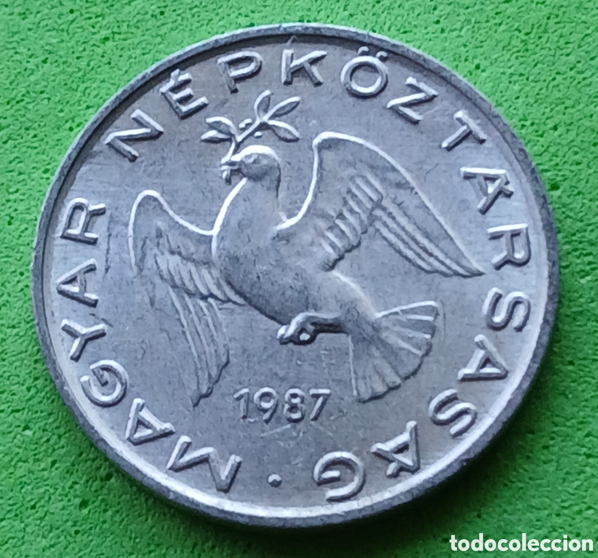Monedas antiguas de Europa: Hungr&iacute;a 10 filler 1987 km#572