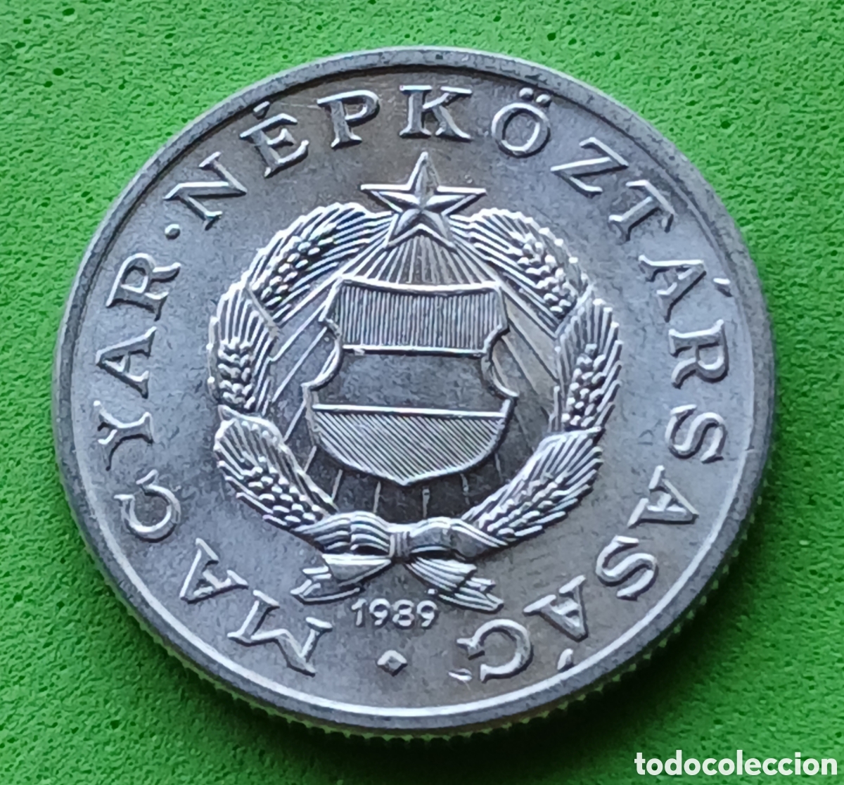 Monedas antiguas de Europa: Hungr&iacute;a 1 forint 1989 km#575