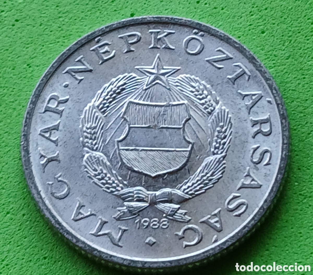 Monedas antiguas de Europa: Hungr&iacute;a 1 forint 1988 km#575