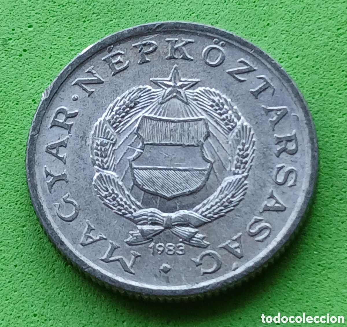 Monete antiche di Europa: Hungr&iacute;a 1 forint 1983 km#575