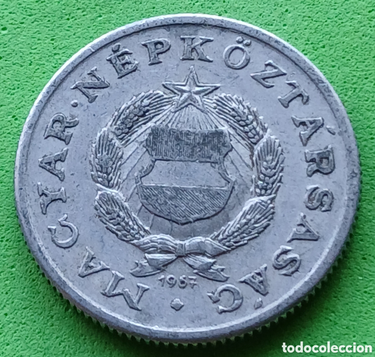Monedas antiguas de Europa: Hungr&iacute;a 1 forint 1967 km#575