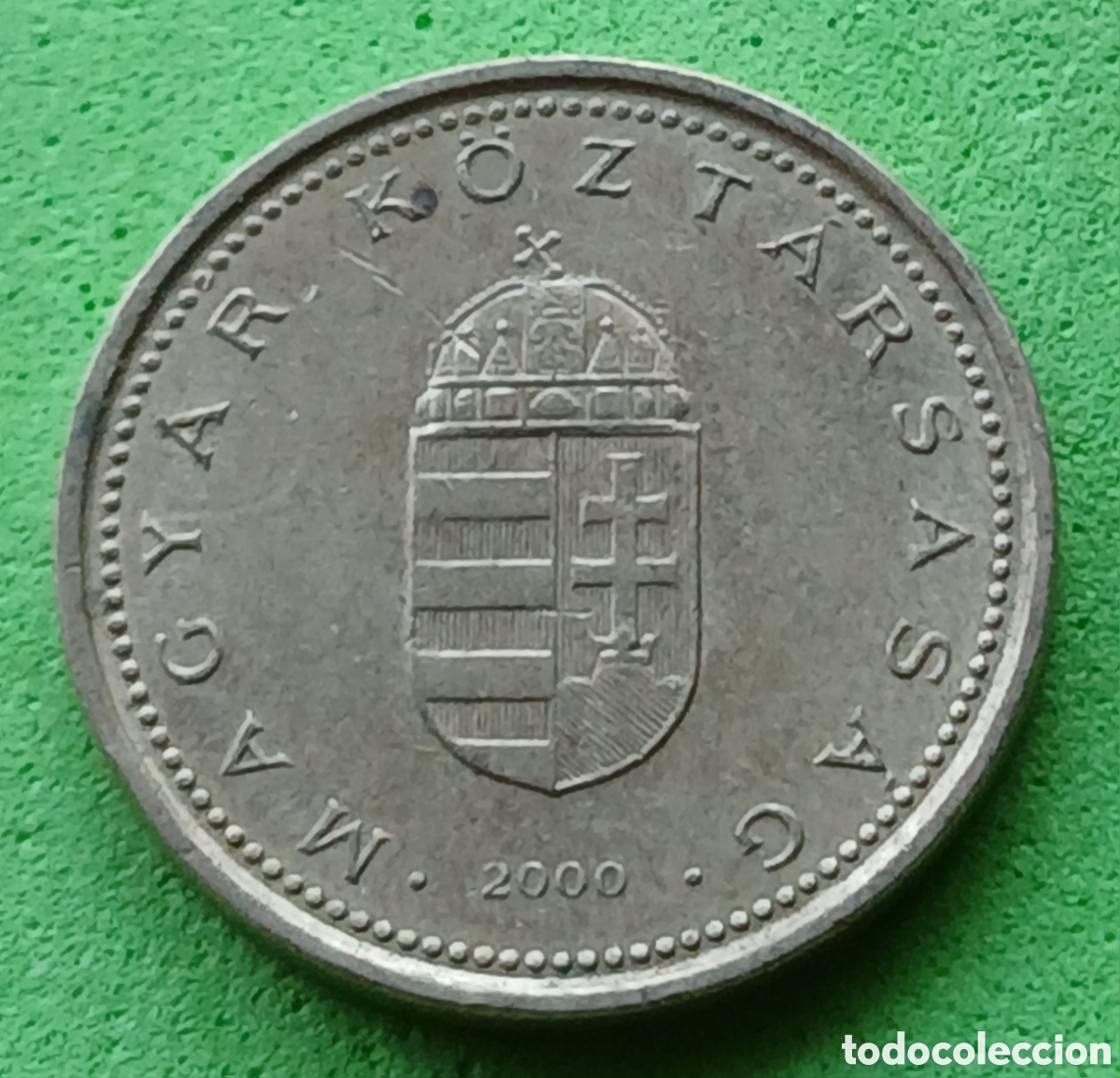 Alte M&uuml;nzen aus Europa: Hungr&iacute;a 1 forint 2000 km#692