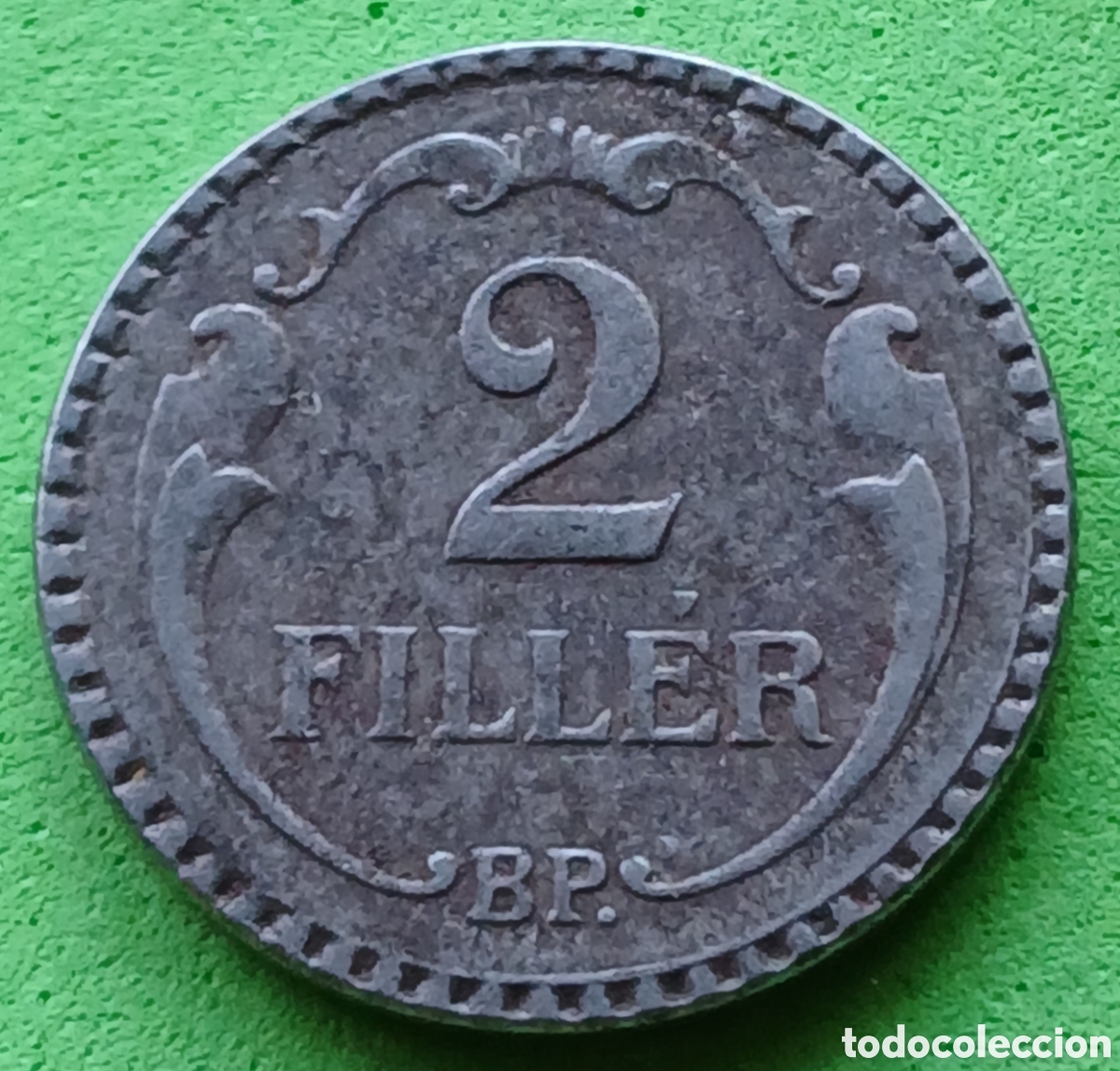 Monedas antiguas de Europa: Hungr&iacute;a 2 filler 1940 km#518