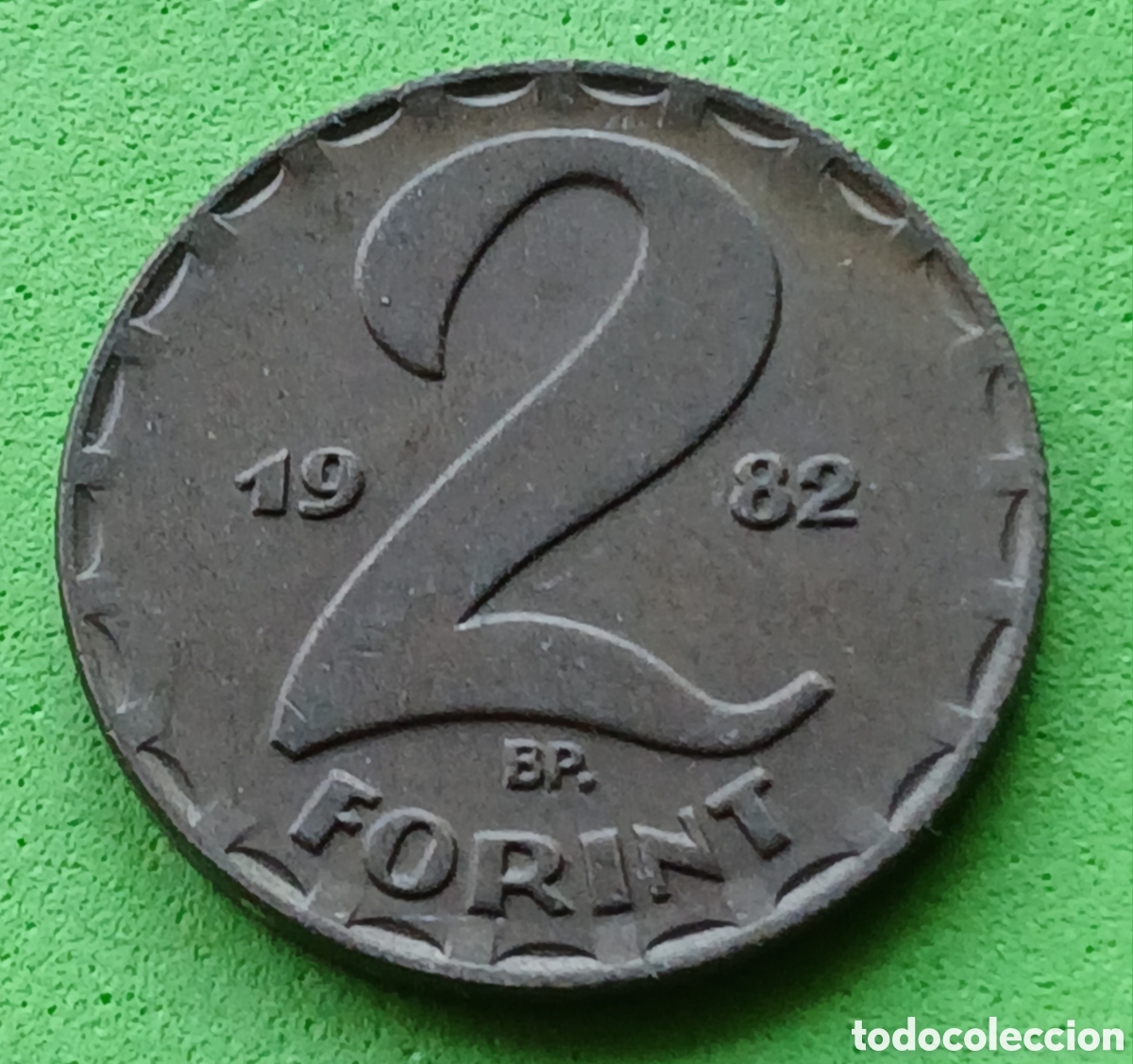 Monedas antiguas de Europa: Hungr&iacute;a 2 forint 1982 km#591