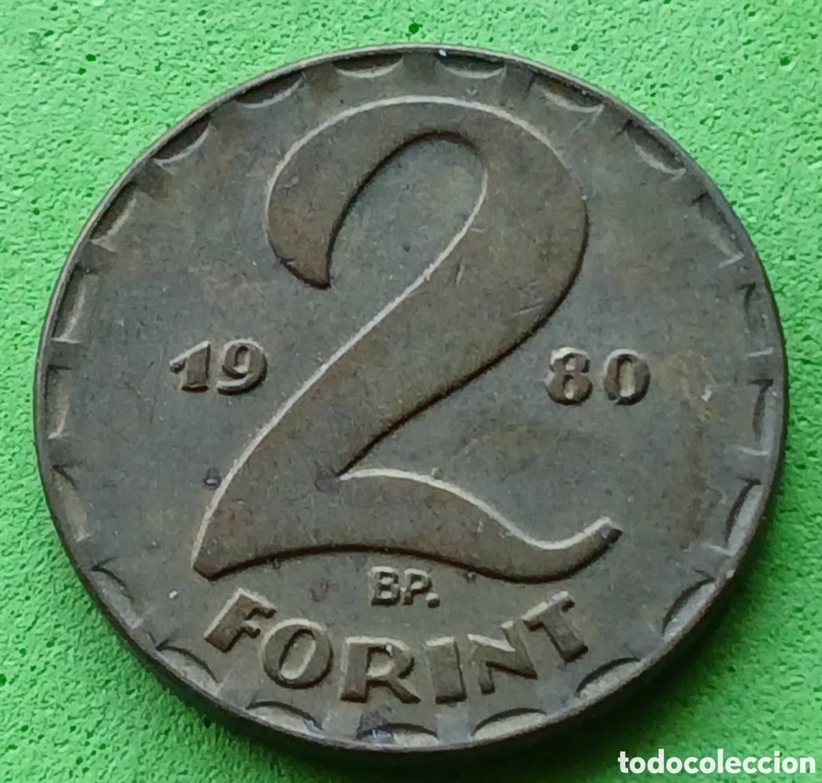 Monedas antiguas de Europa: Hungr&iacute;a 2 forint 1980 km#591