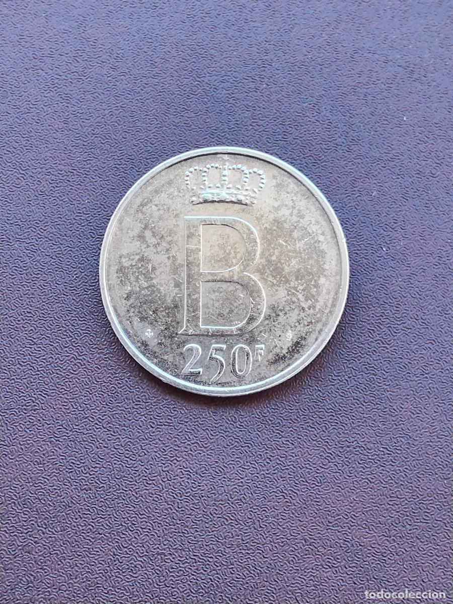 Monedas antiguas de Europa: MONEDA DE PLATA DE 250 FRANCOS DE BELGICA DEL A&Ntilde;O 1976. CONMEMORATIVA 25 A&Ntilde;OS REINADO BALDUINO