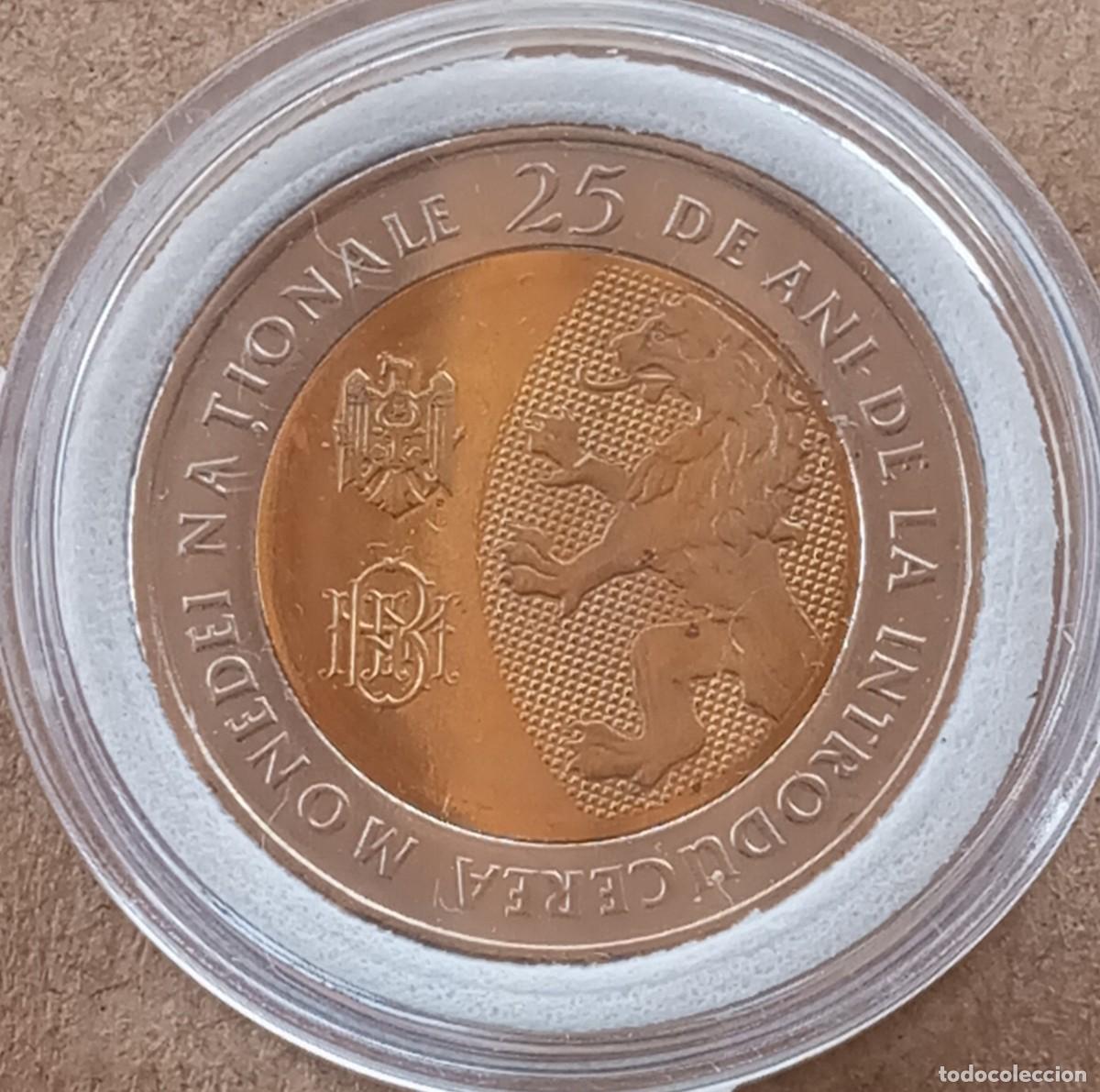Monedas antiguas de Europa: LOTE 150 - MONEDA BIMETALICA DE MOLDAVIA (SIN CIRCULAR)