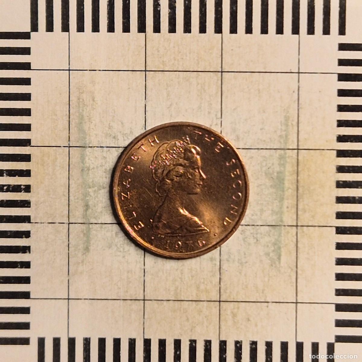 Monedas antiguas de Europa: 1/2 PENIQUE, ISLA DE MAN. ISABEL II, 1976. (KM#32).