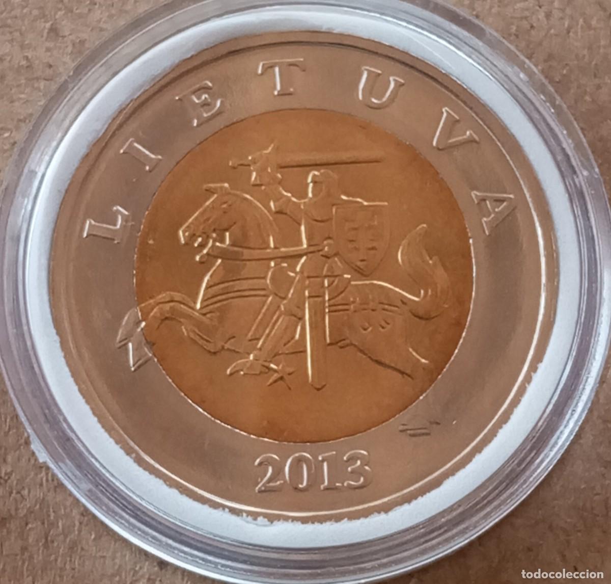 Monedas antiguas de Europa: LOTE 156 - MONEDA BIMETALICA DE LITUANIA (SIN CIRCULAR)