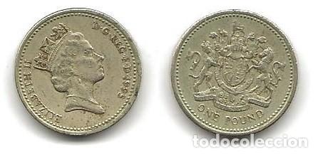 Monedas antiguas de Europa: MONEDA DE GRAN BRETA&Ntilde;A, 1993, 1 LIBRA (LOTE 88)