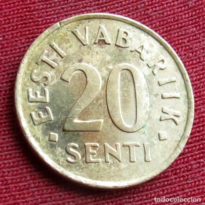 Monedas antiguas de Europa: Estonia 20 senti 1996 KM# 23 Lt 563