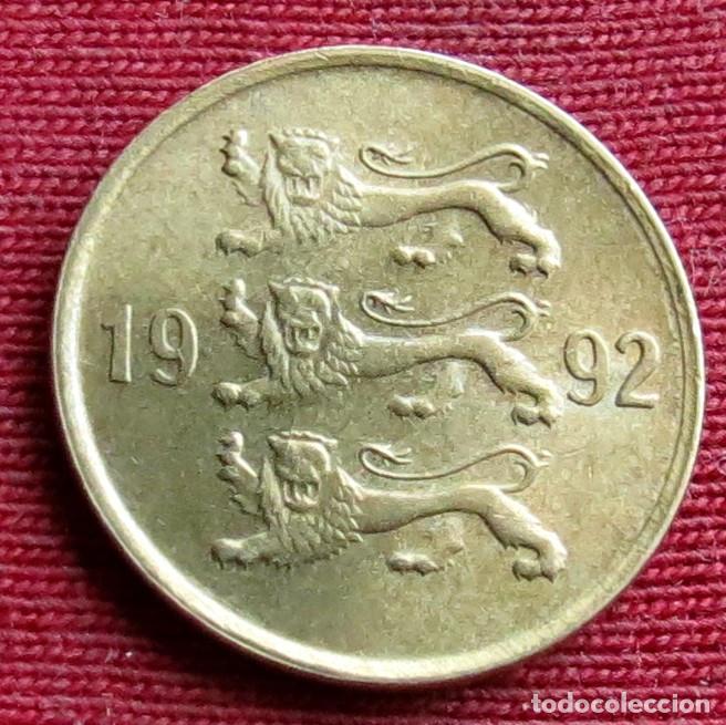 Monedas antiguas de Europa: Estonia 10 senti 1992 KM# 22 Lt 1240