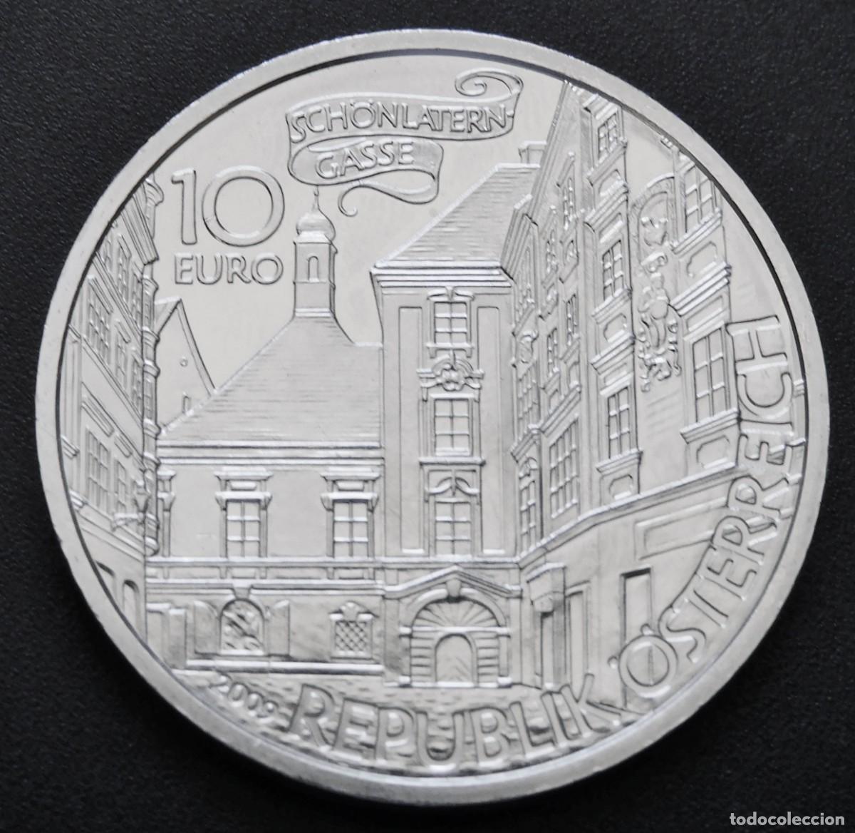 Monedas antiguas de Europa: MONEDA DE AUSTRIA 10 EUROS 2009-BASILISCO DE VIENA. SIN CIRCULAR PLATA 0,925 ESCASA