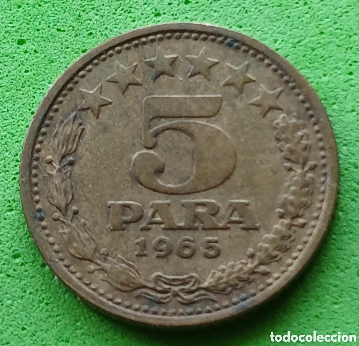 Monedas antiguas de Europa: Yugoslavia 5 para 1965 km#42