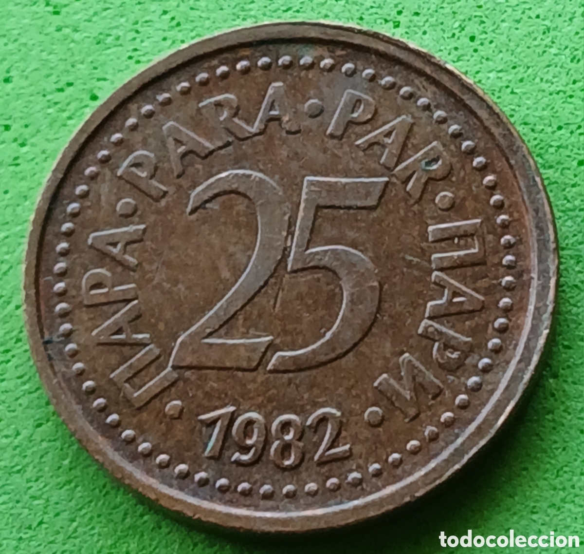 Monedas antiguas de Europa: Yugoslavia 25 para 1982 km#84