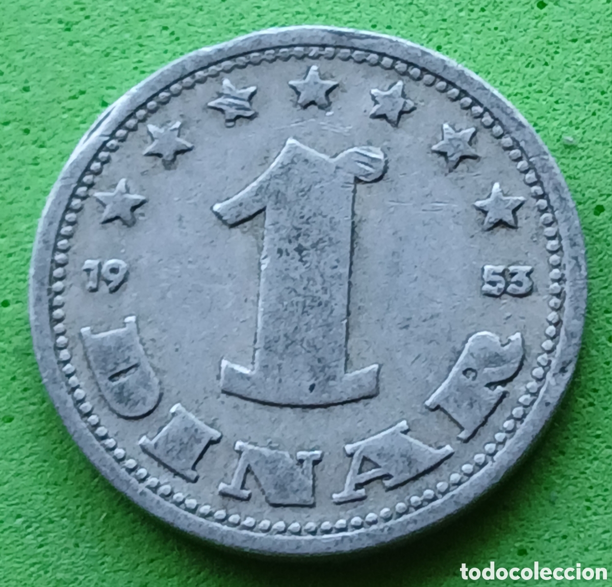 Monedas antiguas de Europa: Yugoslavia 1 dinar 1953 km#30