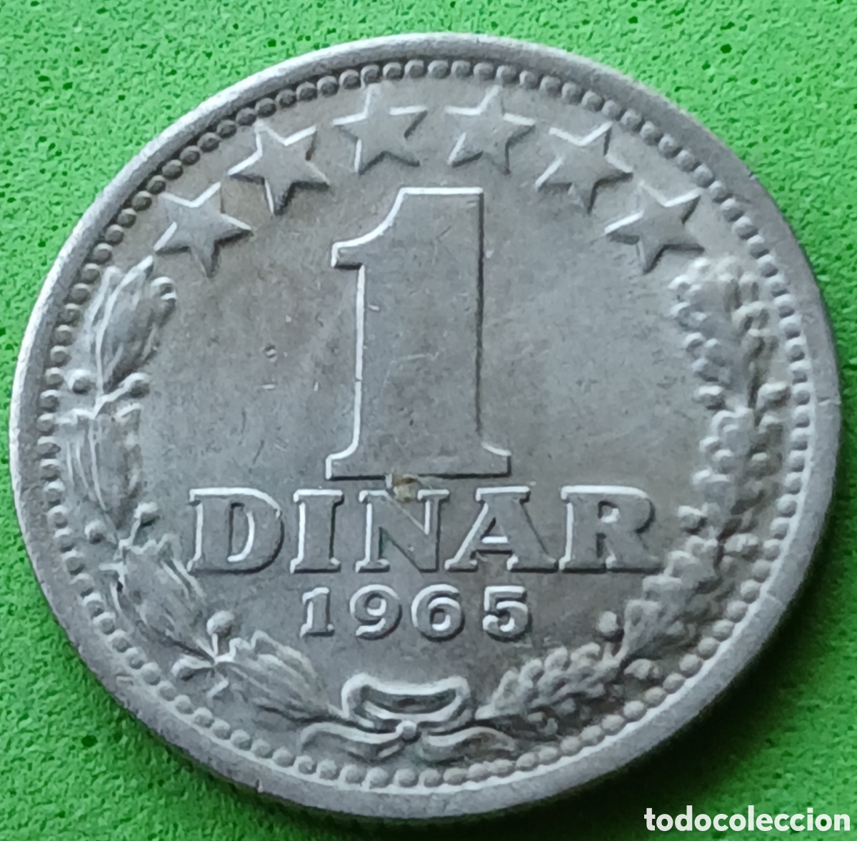 Monedas antiguas de Europa: Yugoslavia 1 dinar 1965 km#47