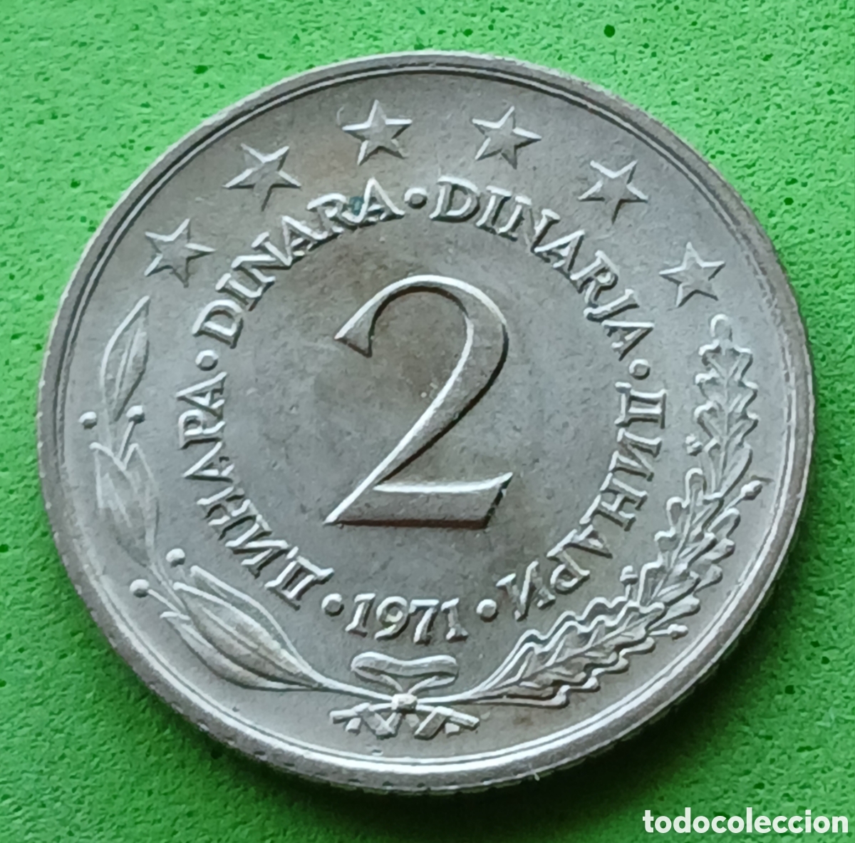 Monedas antiguas de Europa: Yugoslavia 2 dinares 1971 km#57