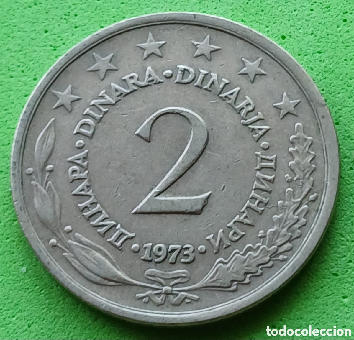 Monedas antiguas de Europa: Yugoslavia 2 dinares 1973 km#57