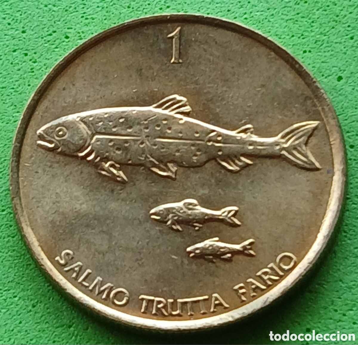 Monedas antiguas de Europa: Eslovenia 1 tolar 2000 km#4