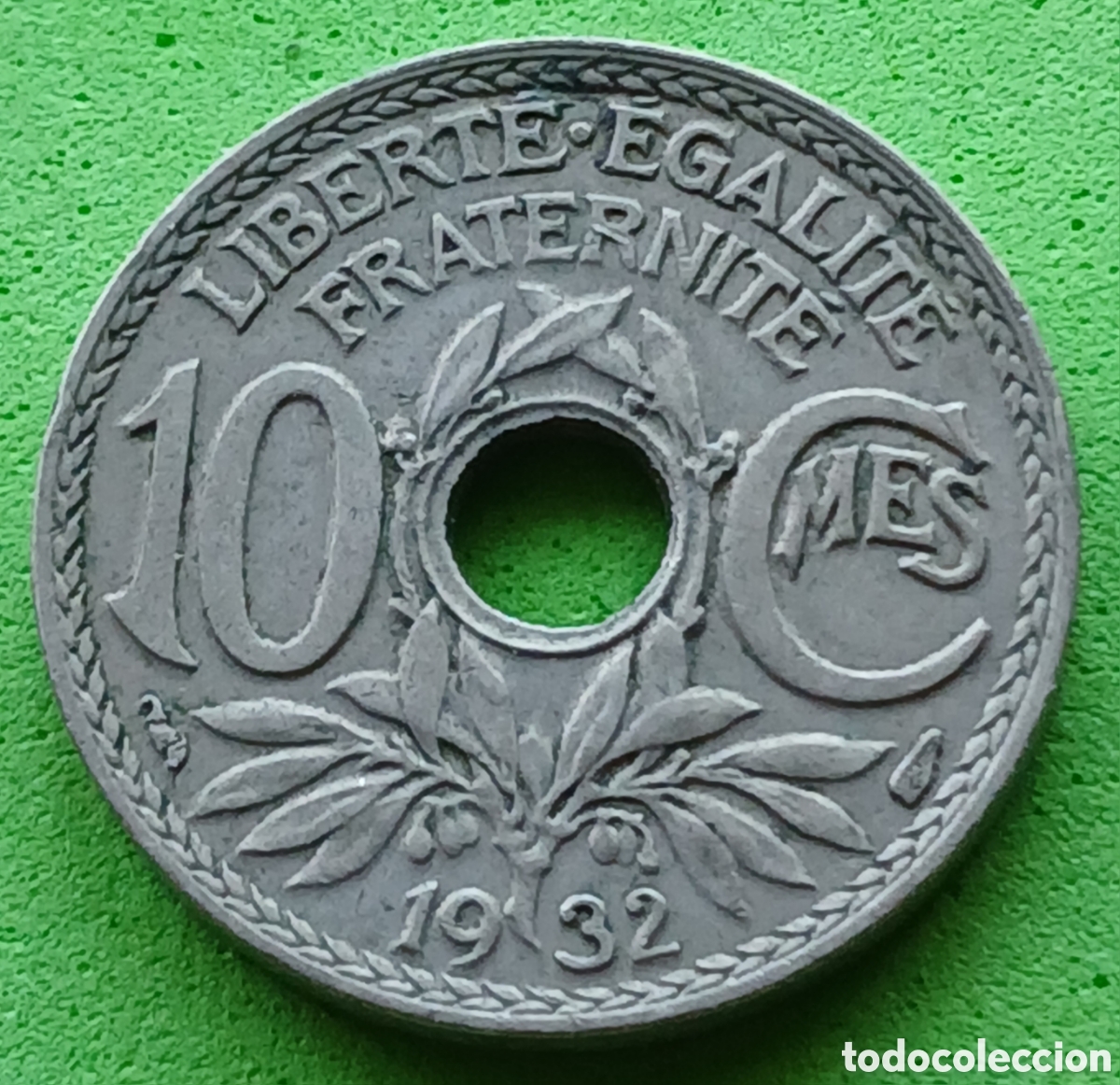 Monedas antiguas de Europa: Francia 10 c&eacute;ntimos 1932 km#866a