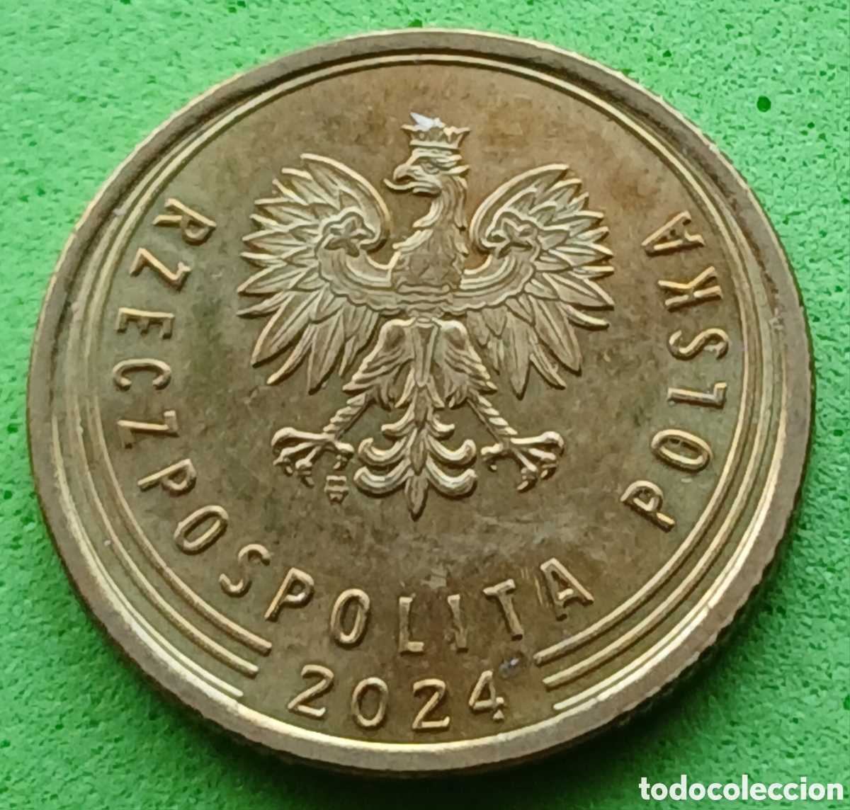 Monedas antiguas de Europa: Polonia 5 groszy 2024 UC#6