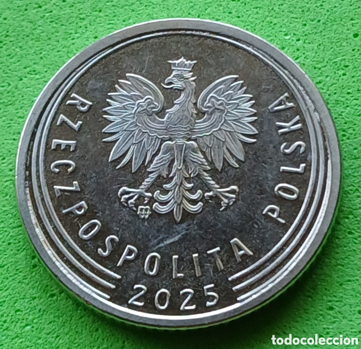 Monedas antiguas de Europa: Polonia 20 groszy 2025 UC#7 poco com&uacute;n
