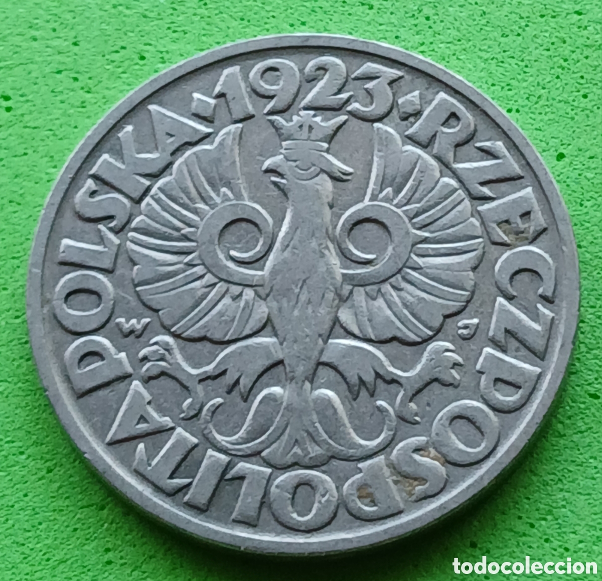 Monedas antiguas de Europa: Polonia 50 groszy 1923 Y#13