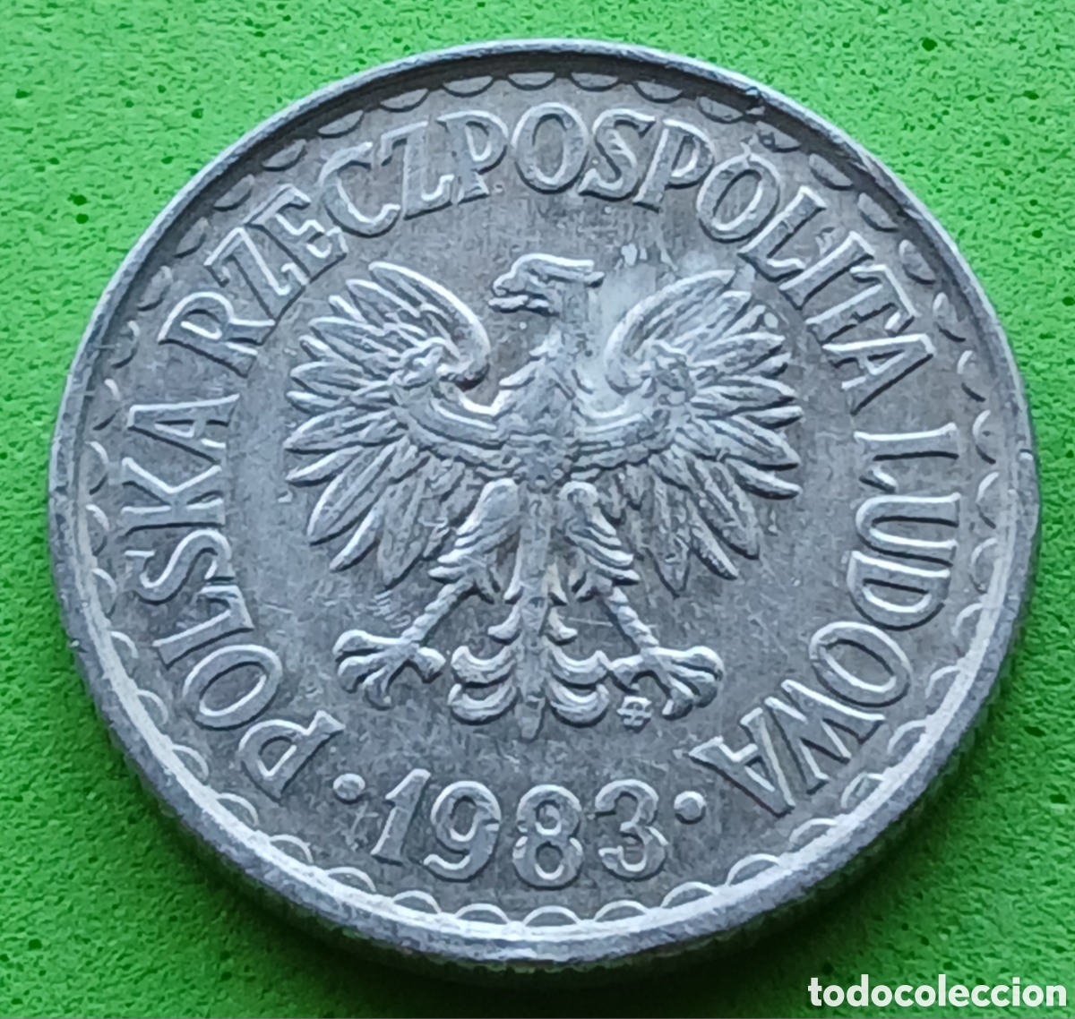 Monedas antiguas de Europa: Polonia 1 zloty 1983 Y#49.1
