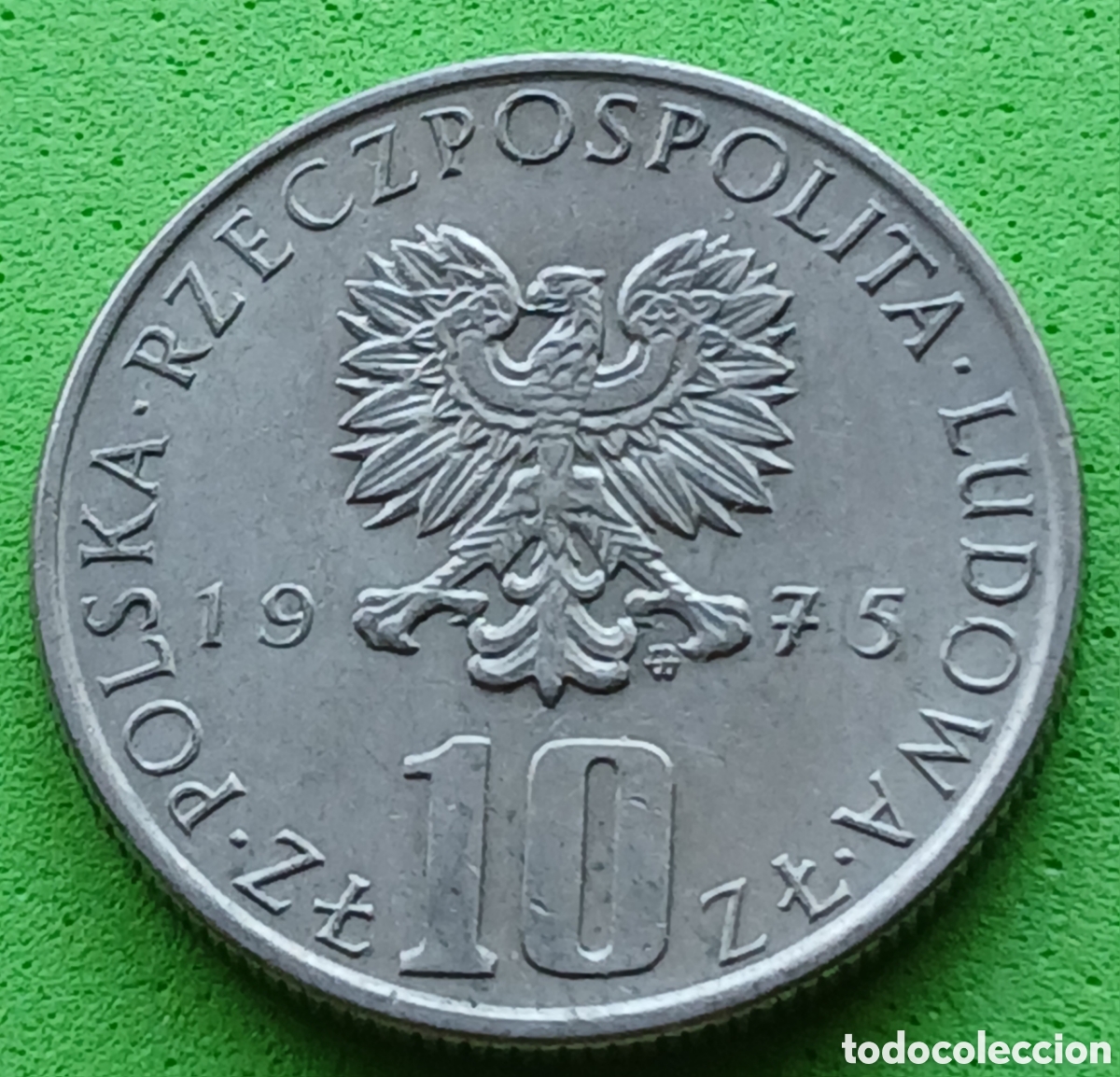 Monedas antiguas de Europa: Polonia 10 zlotych 1975 Y#73 Boleslaw Prus