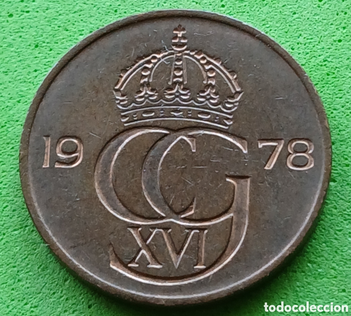 Monedas antiguas de Europa: Suecia 5 ore 1978 km#849