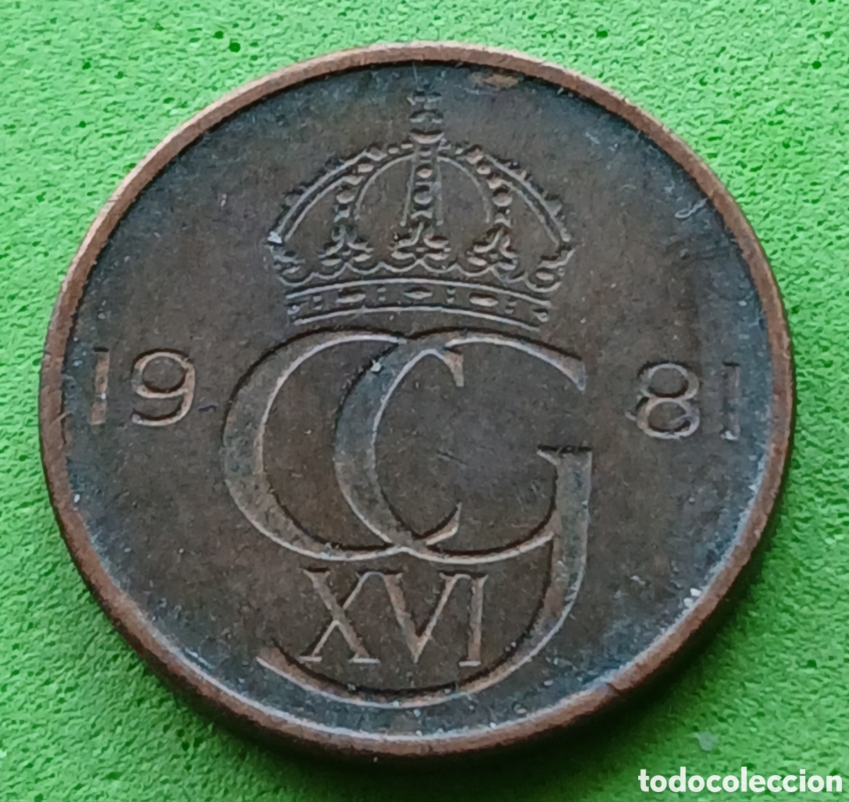 Monedas antiguas de Europa: Suecia 5 ore 1981 km#849