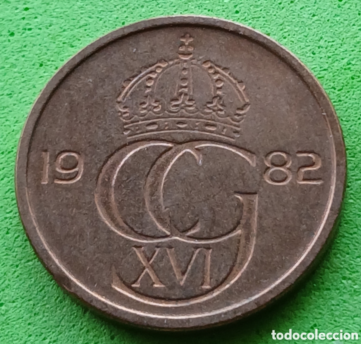 Monedas antiguas de Europa: Suecia 5 ore 1982 km#849