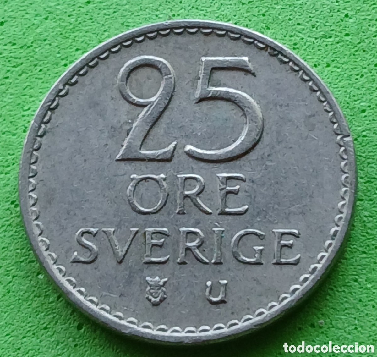 Monedas antiguas de Europa: Suecia 25 ore 1966 km#836