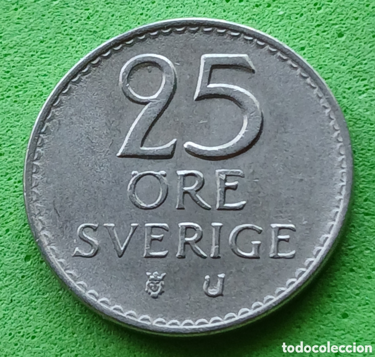 Monedas antiguas de Europa: Suecia 25 ore 1969 km#836
