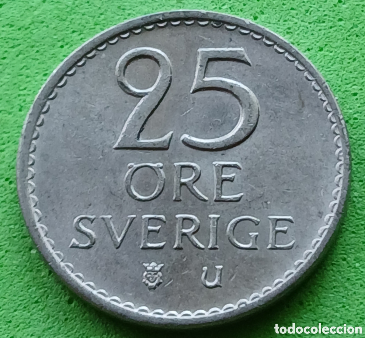 Monedas antiguas de Europa: Suecia 25 ore 1972 km#836
