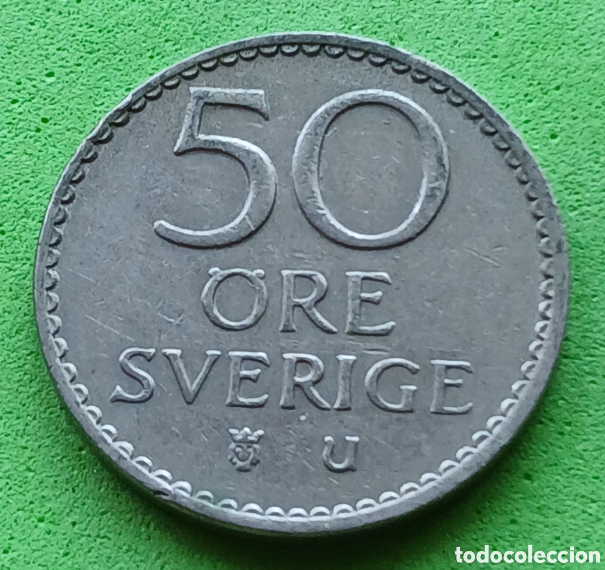 Monedas antiguas de Europa: Suecia 50 ore 1966 km#837