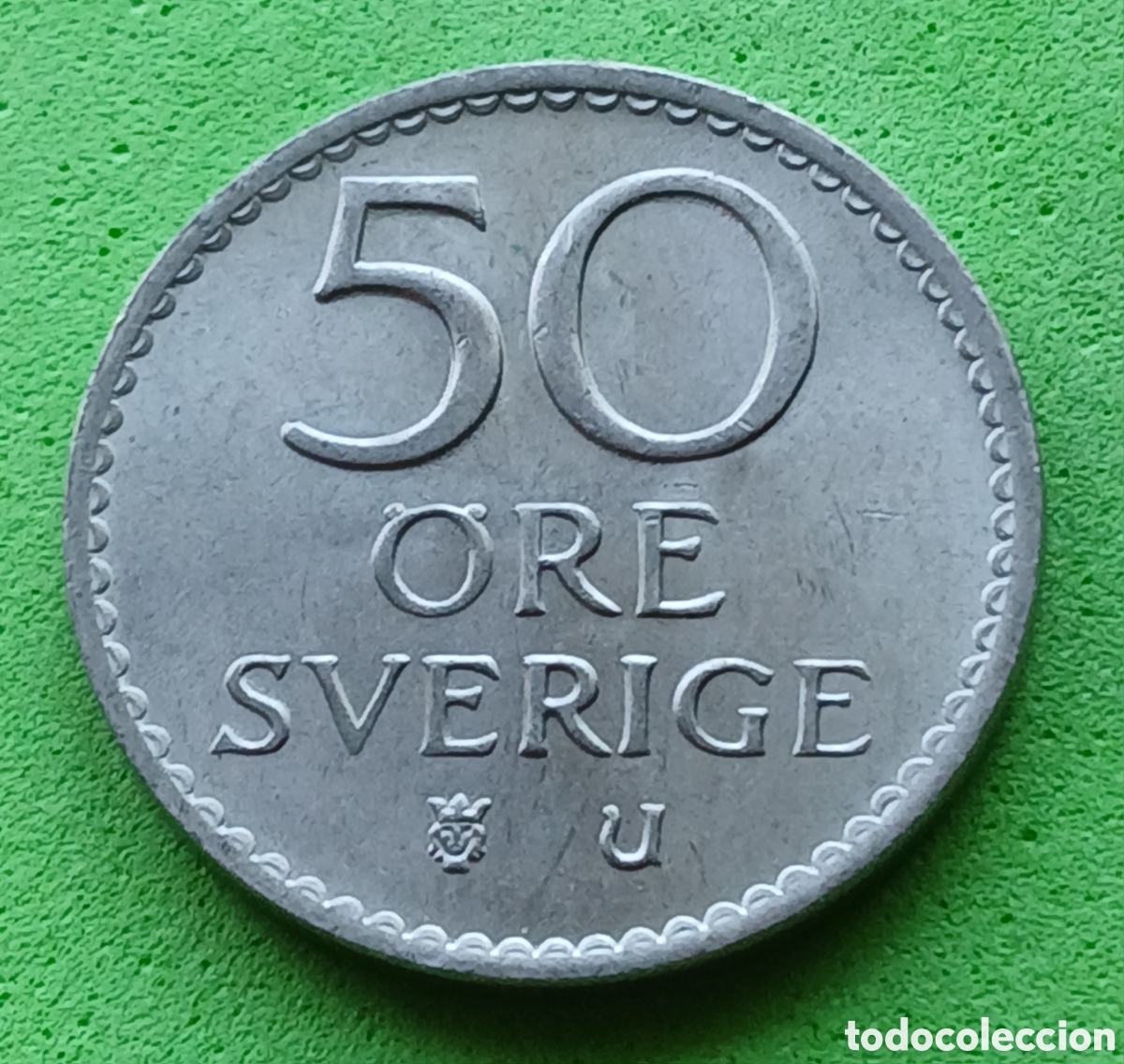 Monedas antiguas de Europa: Suecia 50 ore 1971 km#837